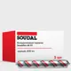 Герметик полиуретановый Soudal Soudaflex 40 FC для бетона черный 600 мл 3 шт