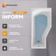 Прямоугольная ванна Moduleasy INFORM 01инф1775п акрил 170x75см