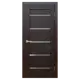 Дверь межкомнатная глухая Artens Дукато горизонтальная 60x200 см Hardflex цвет акация с замком и петлями