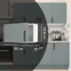 Кухонный шкаф навесной над вытяжкой Неман 60x33.8x29 см ЛДСП цвет зеленый