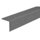 Уголок ДПК наружный 57x57x3000 мм серый