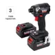 Винтоверт ударный аккумуляторный Elitech HD CS2003SL 20 В Li-Ion 2x4 Ач