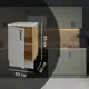 Кухонный шкаф напольный Нарбус 50x85x60 см ЛДСП цвет серый