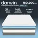 Матрас Darwin Breeze 180x200 см беспружинный, двуспальный, ортопедический