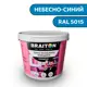 Водно-дисперсионная краска Braiton Премиум Моющаяся интерьерная 3кг цвет небесно-синий RAL 5015