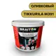 Водно-дисперсионная краска Braiton Премиум Сверхпрочная фасадная 12кг цвет оливковый Tikkurila M 391