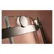Душевой уголок Cezares Stylus M 19957 1/4 круга 90.2x90.2см серебро профиль эффект стекла прозрачный