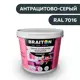 Водно-дисперсионная краска Braiton Премиум Моющаяся интерьерная 12кг цвет антрацитово-серый RAL 7016