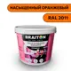 Водно-дисперсионная краска Braiton Премиум Моющаяся интерьерная 4кг цвет насыщенный оранжевый RAL 2011