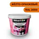 Водно-дисперсионная краска Braiton Премиум Моющаяся интерьерная 4кг цвет жёлто-оранжевый RAL 2000