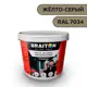 Водно-дисперсионная краска Braiton Премиум Сверхпрочная фасадная 12кг цвет жёлто-серый RAL 7034