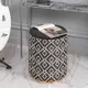 Банкетка Bogacho 42x38 см цвет черный/коричневый 14086/чёрный/золотистый