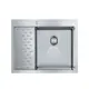 Мойка для кухни Seaman Eco Marino SMB-6351PLS два отверстия с вентиль-автоматом цвет серебристый