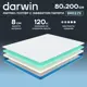 Топпер Darwin Breeze 80x200 см беспружинный, односпальный, ортопедический