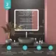 Зеркало MIXLINE Альдо 80x70 ШВ сенсорный выключатель светодиодная подсветка