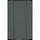 Душевой уголок Rgw Passage 581405 пятиугольный 80x80см черный профиль эффект стекла прозрачный