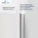 Душевой уголок Rgw Passage 663917 пятиугольный 79x79см серебро профиль эффект стекла без покрытия
