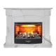 Каминокомплект Realflame Carolina Marble 25.5 WT-F512 с очагом Fiji (FT255) 1700Вт мрамор белый