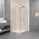 Душевой уголок Rgw Passage 326339 многоугольный 80x120см серебро профиль эффект стекла прозрачный
