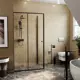 Душевой уголок Wasserkraft Dill 61S 242569 прямоугольный 110x0см черный профиль эффект стекла прозрачный
