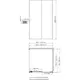 Душевой уголок Wasserkraft Dill 61S 242579 прямоугольный 100x0см черный профиль эффект стекла прозрачный