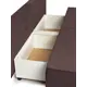Диван раскладной Диван 24 Санти 195x73x78 см велюр цвет шоколадный