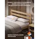 Кровать Домаклево Мечта-7 200x35x140 см дерево цвет натуральный