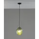 Светильник подвесной Moderli Rozy V11666-1p 1 лампа 8 м² цвет прозрачный/черный/светло-зеленый