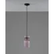 Светильник подвесной Moderli Roswell V11667-1p 1 лампа 6 м² цвет прозрачный/розовый/черный