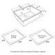Мойка для кухни Paulmark PM215444-LG 44x54 см глубина чаши 20 см нержавеющая сталь цвет золотой