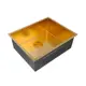 Мойка для кухни Paulmark PM215444-BG 44x54 см глубина чаши 20 см нержавеющая сталь цвет золотой