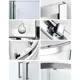 Душевой уголок Wasserkraft Main 90591 1/4 круга 90.75x90.75см серебро профиль эффект стекла прозрачный