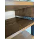Тумба прикроватная Solarius Loft 44x58x44 см 1 ящик дерево и металл цвет темный дуб/черный