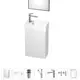Тумба с раковиной подвесная Wellsee WC Area 20216911R для ванной