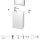Тумба с раковиной подвесная Wellsee WC Area 20216951R для ванной