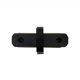 Коннектор Kink light 166.19 прямой жесткий для соединения трековых шинопроводов накладной однофазный цвет черный