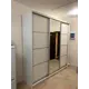 Шкаф-купе Клевер Атина с зеркалом 240x240х58 см 9 полок лдсп цвет белый
