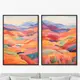Набор картин Artnomore Landscape collection Patchwork carpet 2024г. AR-777000364 75x105 см 2 шт