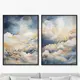 Набор картин Artnomore Clouds over the mountains 2024г. AR-777000037 75x105 см 2 шт