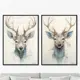 Набор картин Artnomore Enchanted Deer 2024г. AR-777000943 75x105 см 2 шт