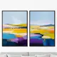 Набор картин Artnomore Landscape Collection Lines of fields 2024г. AR-777000332 75x105 см 2 шт