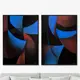 Набор картин Artnomore Colors of the night 2024г. AR-777000846 75x105 см 2 шт