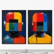 Набор картин Artnomore Vibe collection Modernist Divers 2024г. AR-777000497 75x105 см 2 шт