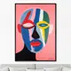 Картина Artnomore The Mask collection The Fans No 1 2024г. AR-777000542 75x105 см