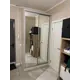Шкаф-купе Клевер Атина зеркальный 240x150х50 см 6 полок лдсп цвет белый