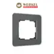 Рамка для розеток и выключателей Werkel Elite 1 пост цвет графит
