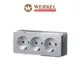 Розетка накладная Werkel W5073106 цвет серебряный