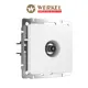Розетка ТВ встраиваемая Werkel W1183061 оконечная цвет белый матовый