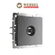 Розетка ТВ встраиваемая Werkel W1183064 оконечная цвет графит матовый
