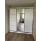 Шкаф-купе Клевер Атина с зеркалом 240x270х58 см 9 полок лдсп цвет белый